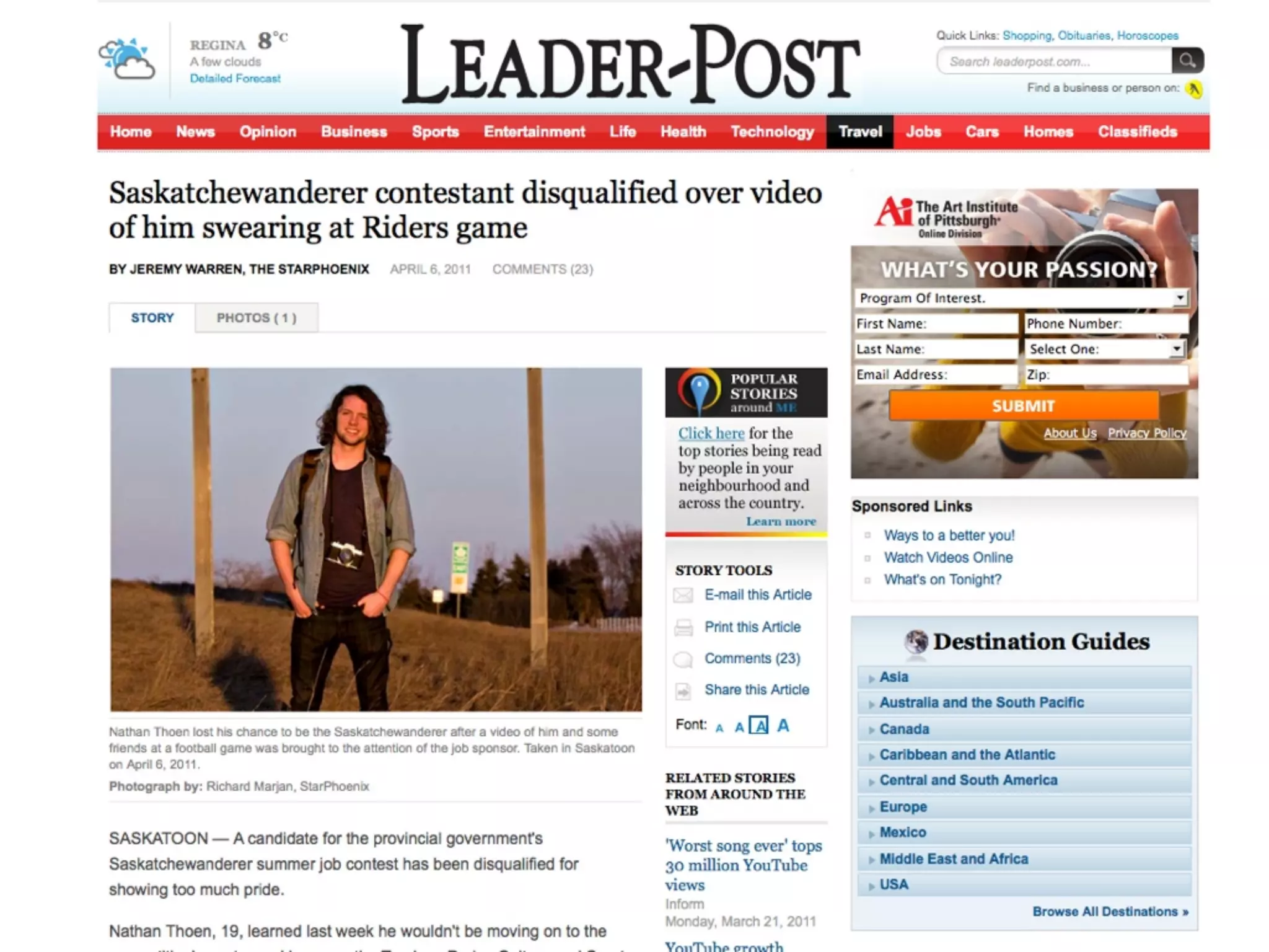 “parents spotted Facebook
comments she wrote describing
students as ‘germ bags’ and parents
as ‘snobby’ and arrogant.”

 