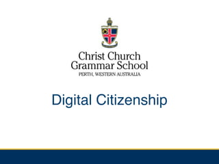 Digital Citizenship
 