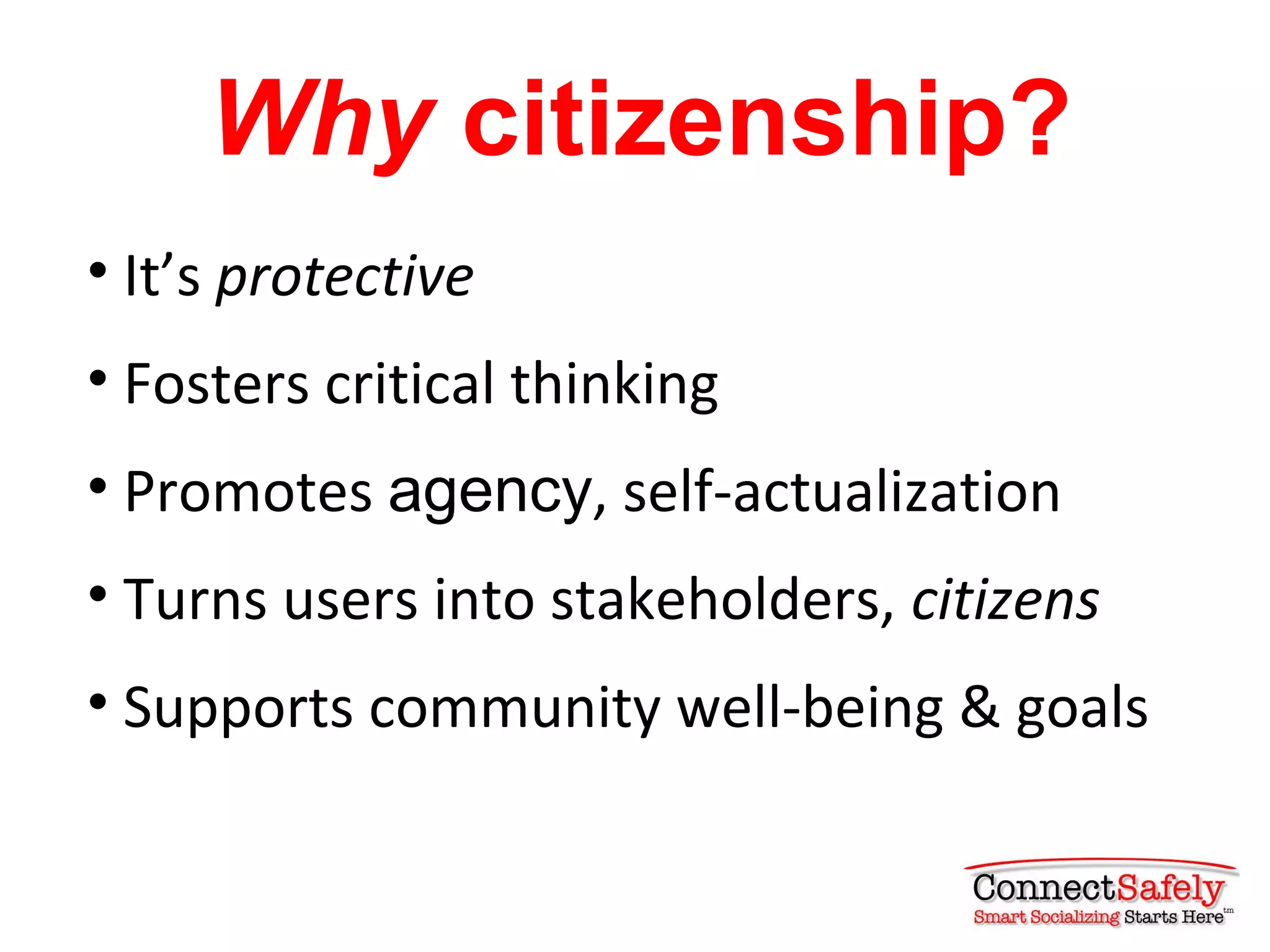 Reinforcing social norms




Source: Assessing Bullying in New Jersey Secondary Schools: Applying the Social
Norms Model to Adolescent Violence: Craig, Perkins 2008
 