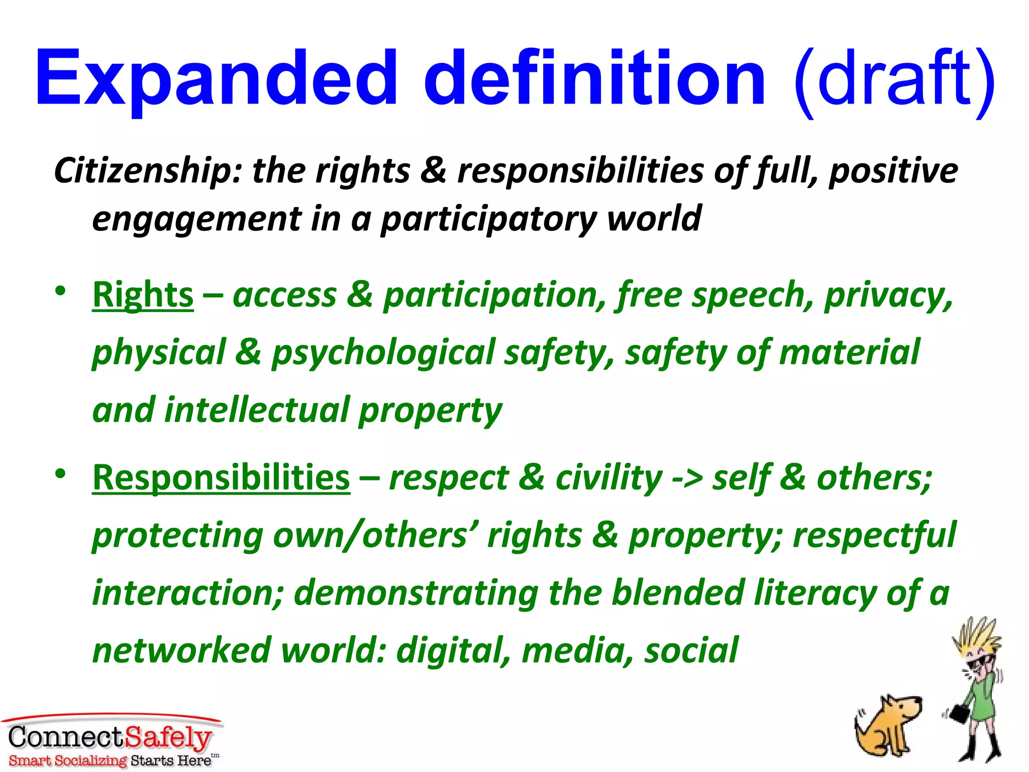The pillars of
                          citizenship
                           learning
                         • Infrastructure
                         • Practice
                         • Guidance
                         • Agency

Photo by Julian Turner
 