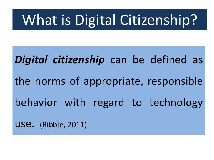 Digital Citizenship