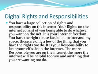 Digital Citizenship Powerpoint 1 | PPTX