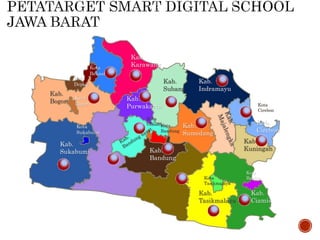 Kab.
Karawang
Kab.
Subang
Kab.
Purwakarta
Kab.
Bogor
Kota
Bogor
Kota
Depok
Kota
Bekasi
Kab.
Indramayu
Kab.
Sumedang
Kab.
Bandung
Kab.
Sukabumi
Kota
Cimahi
Kab.
Tasikmalaya
Kab.
Ciamis
Kota
Tasikmalaya
Kota
Banjar
Kab.
Kuningan
Kab.
Cirebon
Kota
Cirebon
Kota
Sukabumi
Kota
Bandung
 