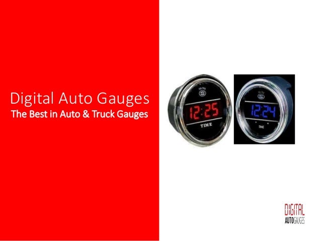 digital watch for car dashboard