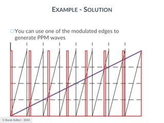 © Burak Kelleci - 2024
EXAMPLE - SOLUTION
○You can use one of the modulated edges to
generate PPM waves
 