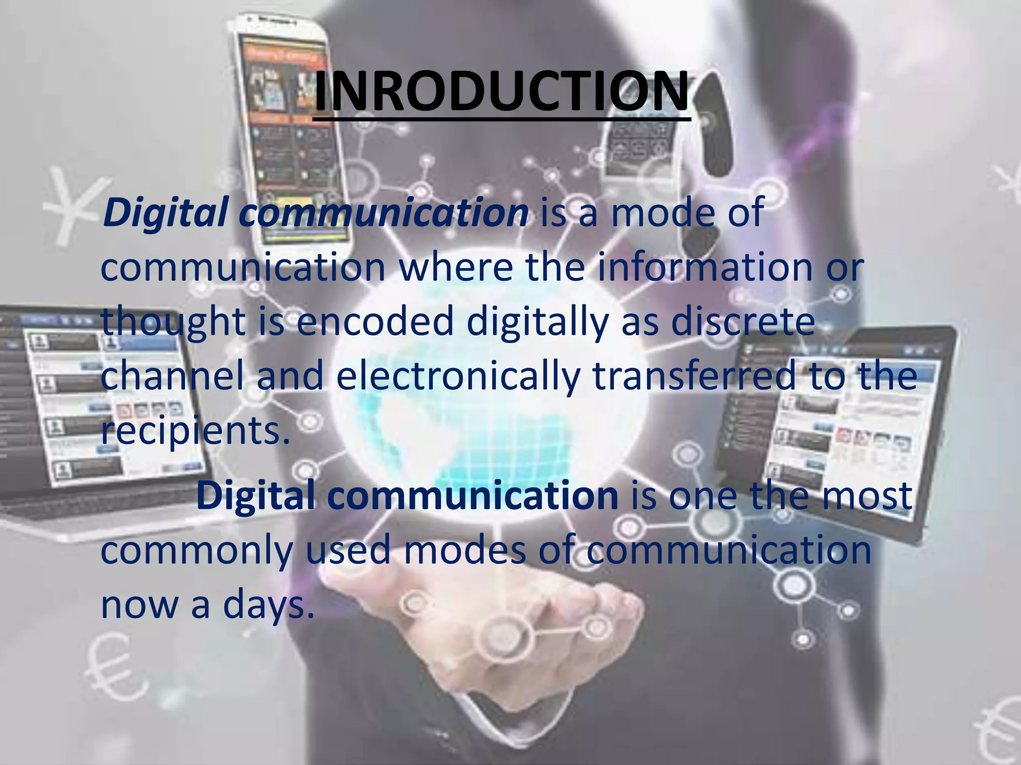 Digital communication pptx | PPTX