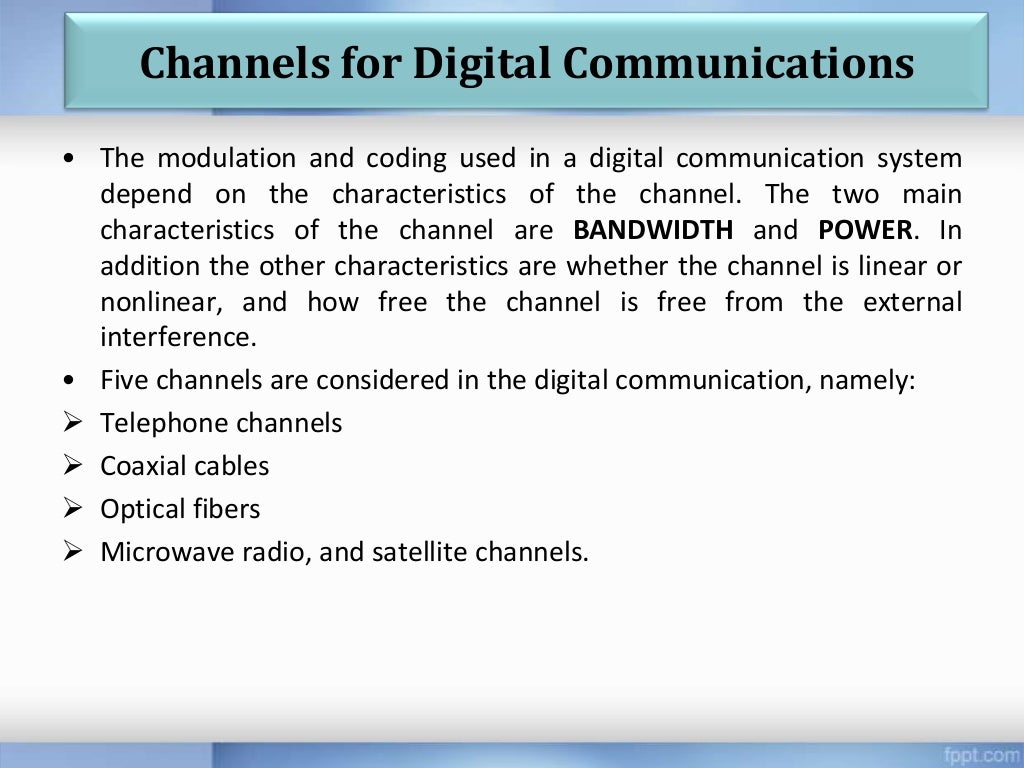 Digital communication system