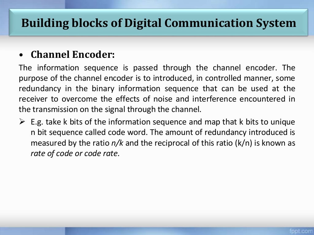 Digital communication system