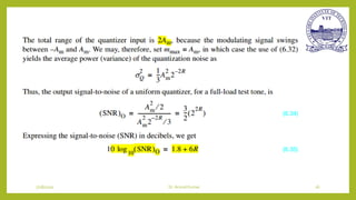 QUANTIZATION ERROR AND NOISE | PDF