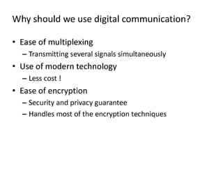 Digital Communication System, Sampling & Quantization | PDF