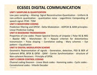 Digital communication unit 1 | PDF