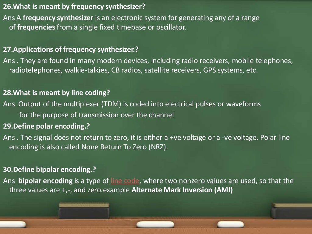 Digital communication viva questions