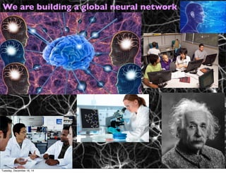 We are building a global neural network
Tuesday, December 16, 14
 