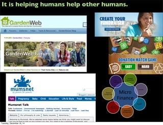 It is helping humans help other humans.
Tuesday, December 16, 14
 