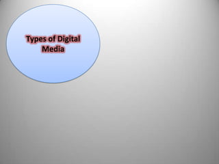 Types of Digital Media 