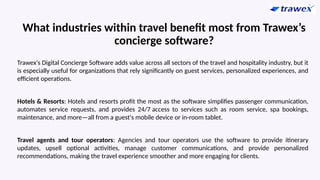 Digital Concierge Software | Virtual Concierge Software | PPTX