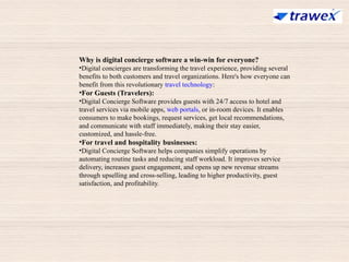 DIGITAL CONCIERGE SOFTWARE | VIRTUAL CONCIERGE SOFTWARE | PPTX