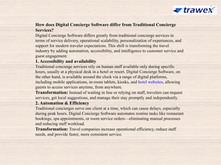 DIGITAL CONCIERGE SOFTWARE | VIRTUAL CONCIERGE SOFTWARE | PPTX