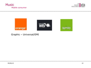 Music Mobile consumer 09/06/10 Graphic – Universal/EMI  