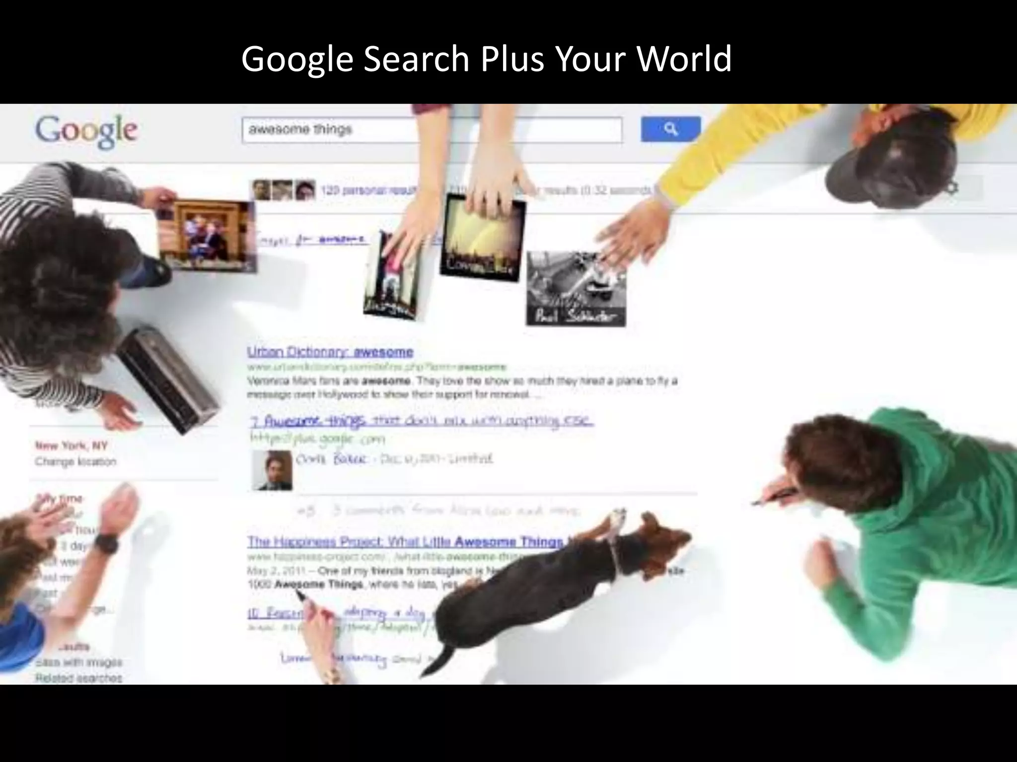 Google Search Plus Your World
 