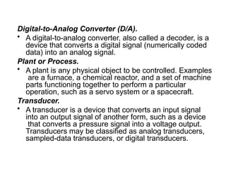 Digital Control Engineering Lecture Number 1 | PPTX