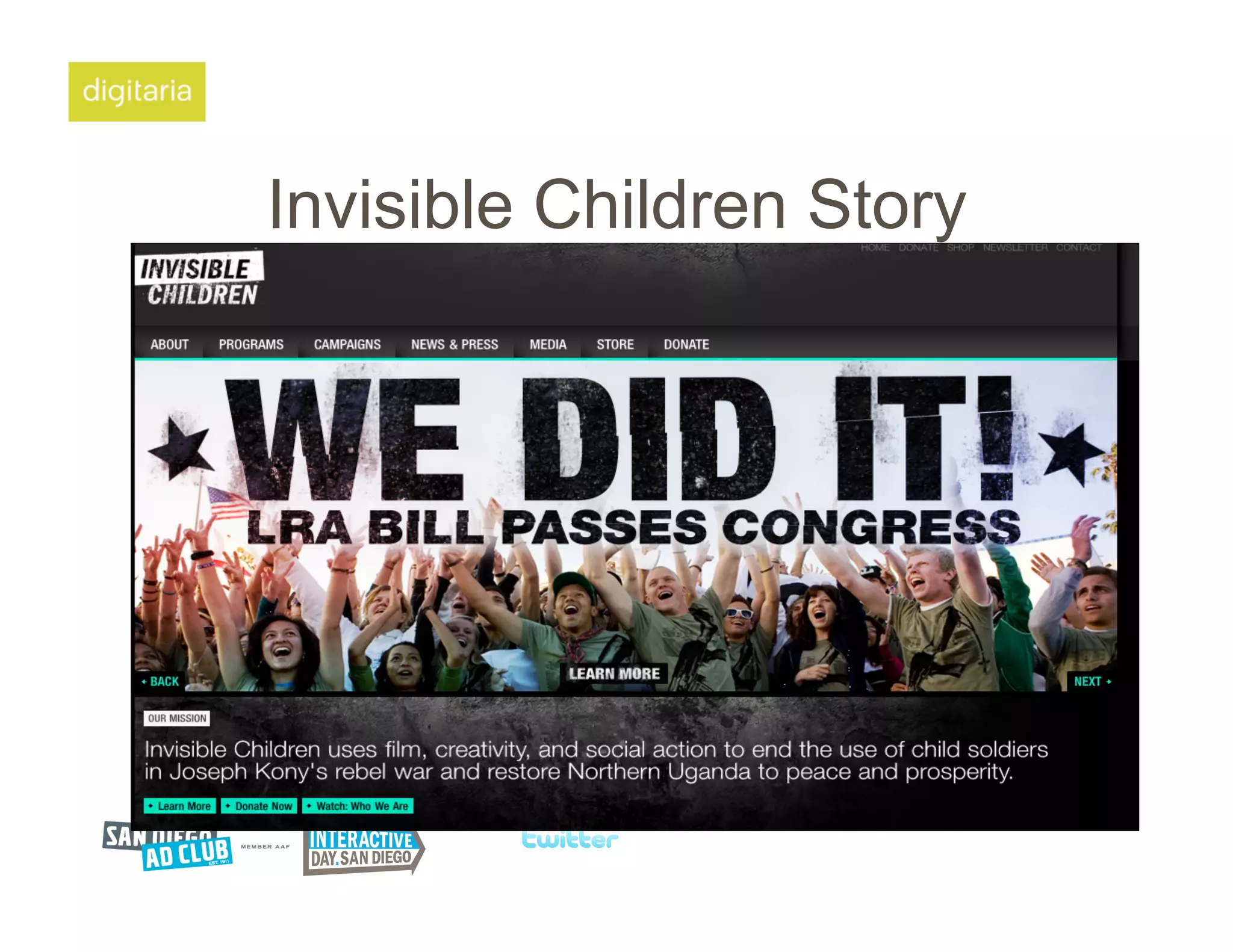 Invisible Children Story
 