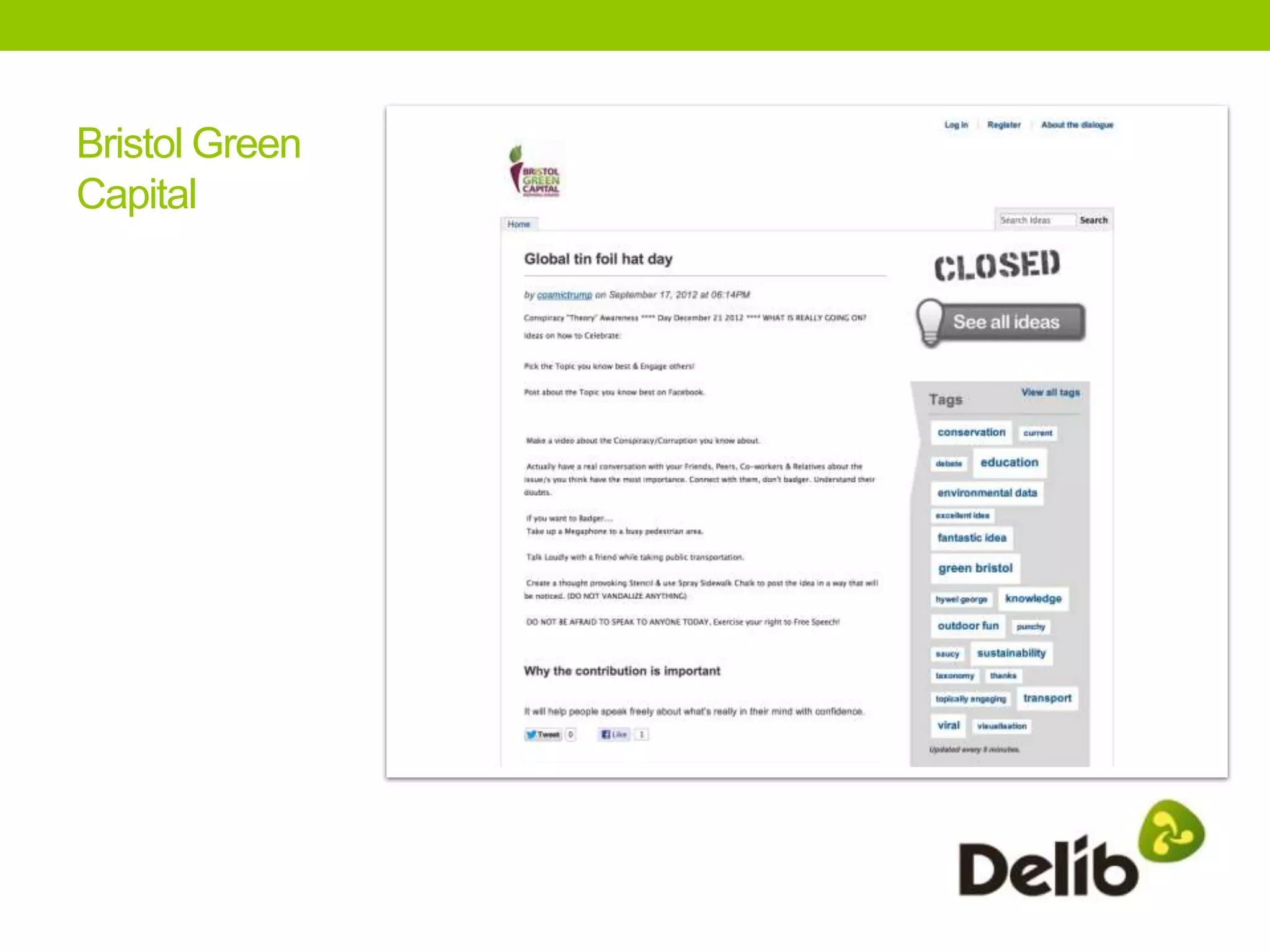 Bristol Green
Capital
 