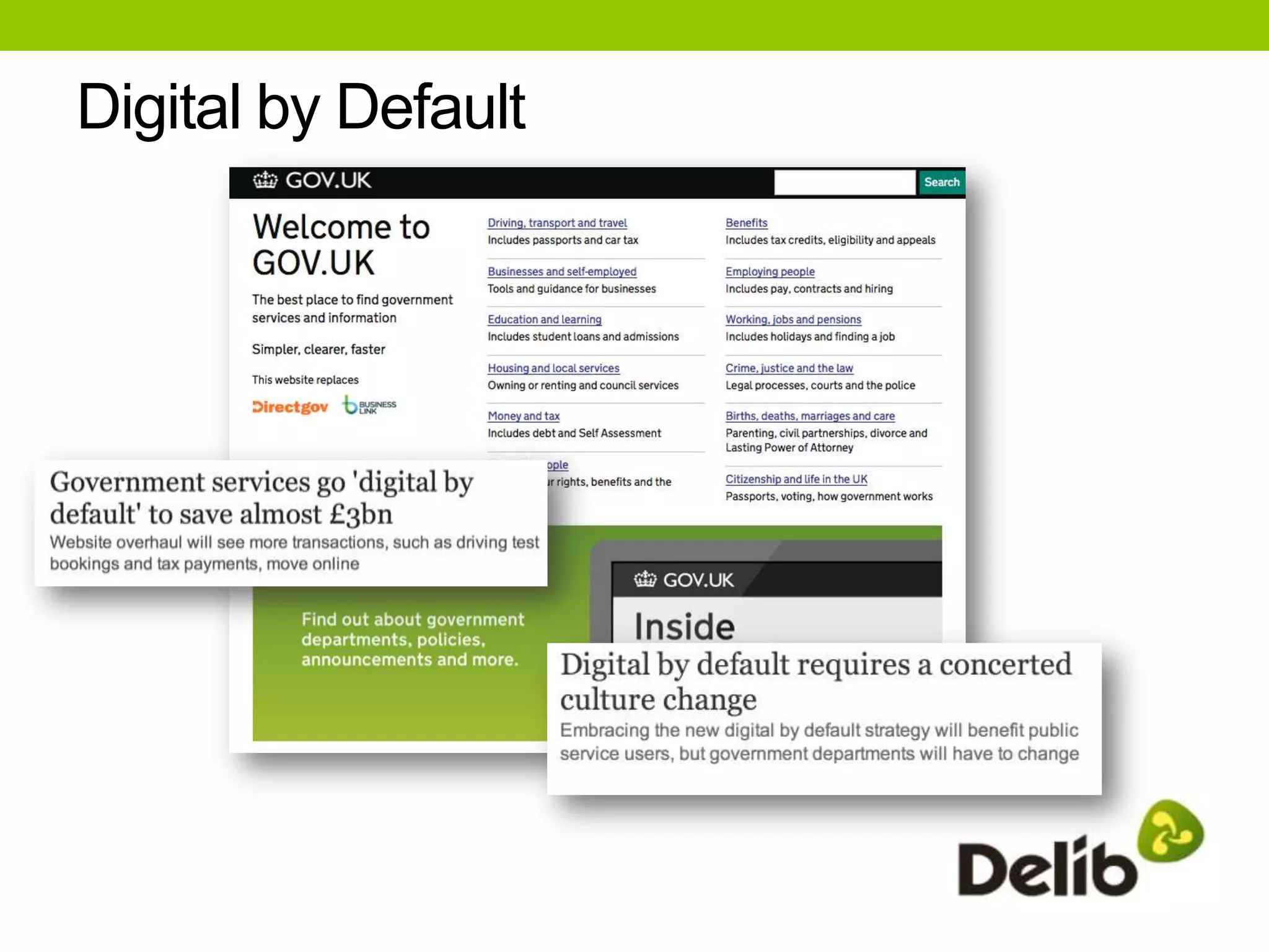Digital by Default
 