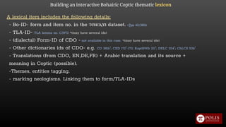 Bohairic Thematic Lexicon | PDF