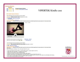 VIPERTEK Kindle case	

 