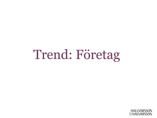 Trend: Företag
 