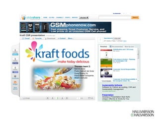 Frukostseminarium: Digital CSR - Mars 2011