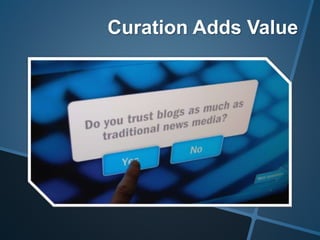 Curation Adds Value
 