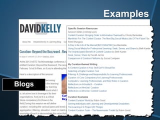 Listen
Analyze Share
data newsletters
email
blogs
RSS
social media explore
conversation
discovery
ideas
culture
insights
context
thoughts
comments
style
links
timely
photos
questions
articles videos
attribution
filter
Relevance
1. Listen
2. Analyze
3. Share
Via Sociallyengagedmarketing.com
How to Curate
 