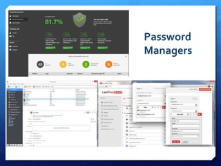 Password
Managers
 