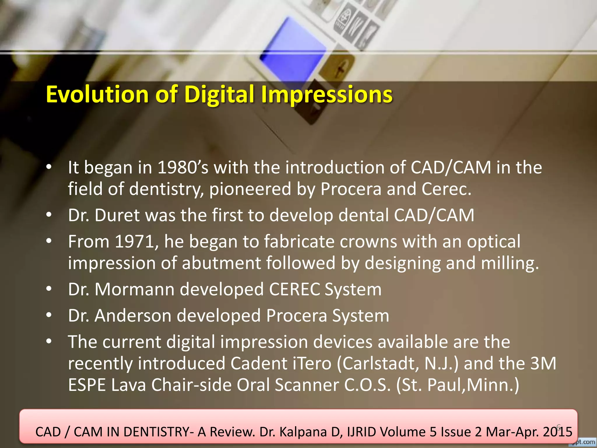 Digital dentistry (2) | PPTX