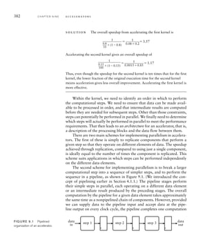 ft

s (1f)t
The overall speedup is the ratio of the original time to the reduced time:
s 