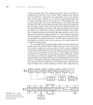 a11 a12 a13
a21 a22 a23
a31 a32 a33
Px
Py
Pz
Determine the data dependencies in the computation and thus the maximum
available parallelism.
exercise 9.2 Devise a pipeline architecture that can perform the computa-
tion described in Exercise 9.1 using all the available parallelism. Assume a new
input vector arrives and a result can be accepted on every clock cycle.
exercise 9.3 If a kernel of an algorithm is accelerated by a factor of 100,
and the kernel accounts for 90% of execution time before acceleration, what is
the overall speedup?
E X E R C I S E S
E X E R C I S E S
 
 
 
   
 
 