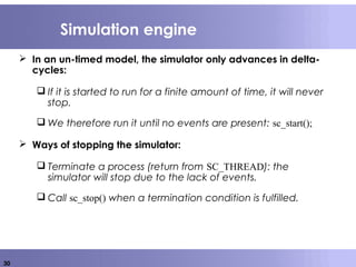 Digital design with Systemc | PPT