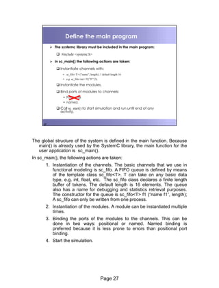 Digital Design With Systemc (with notes) | PDF