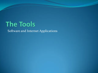 Software and Internet Applications
 