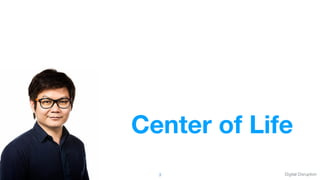 Digital DisruptionC. SANGKEETTRAKARN 3
Center of Life
 