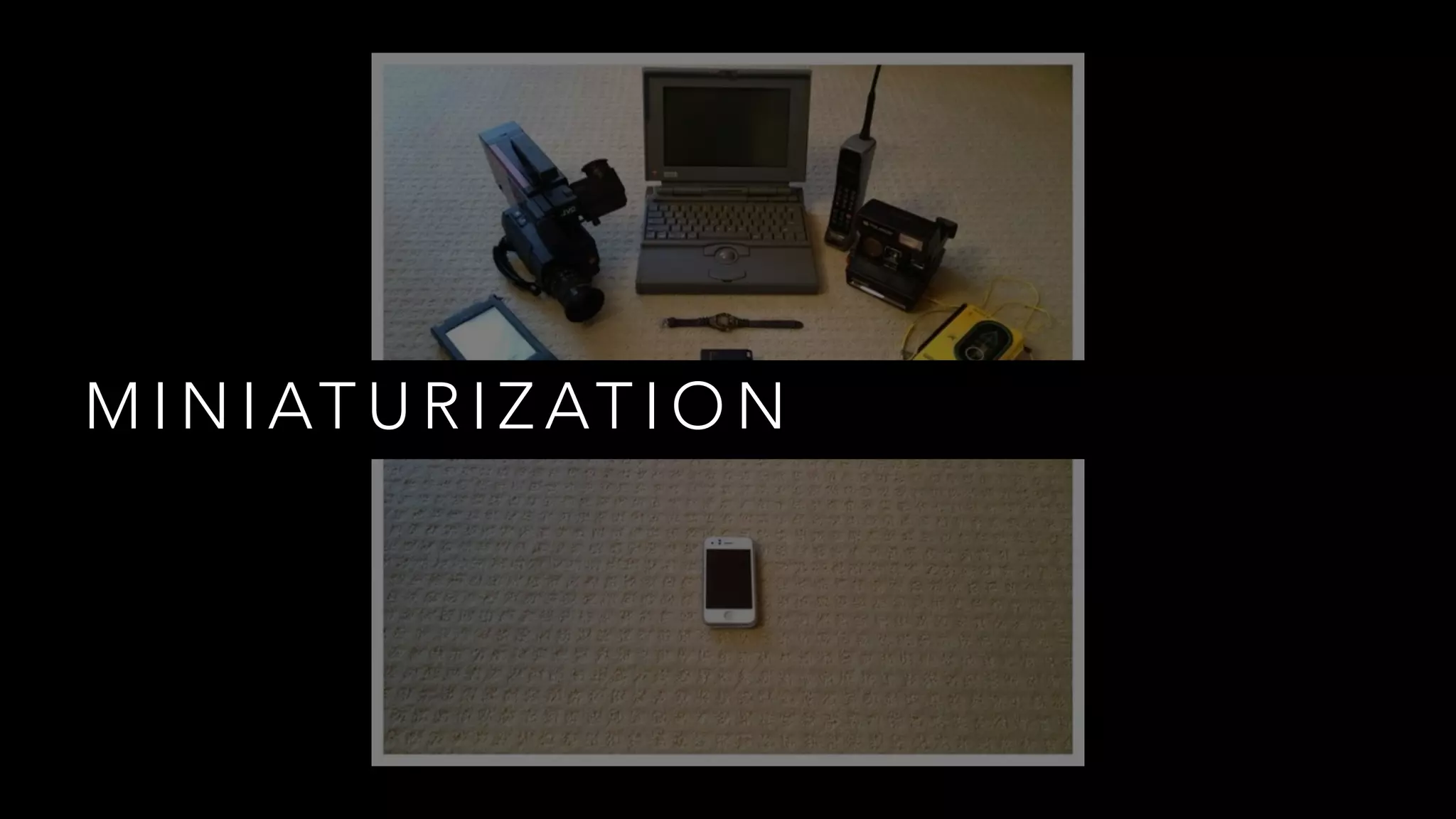 M I N I AT U R I Z AT I O N
 