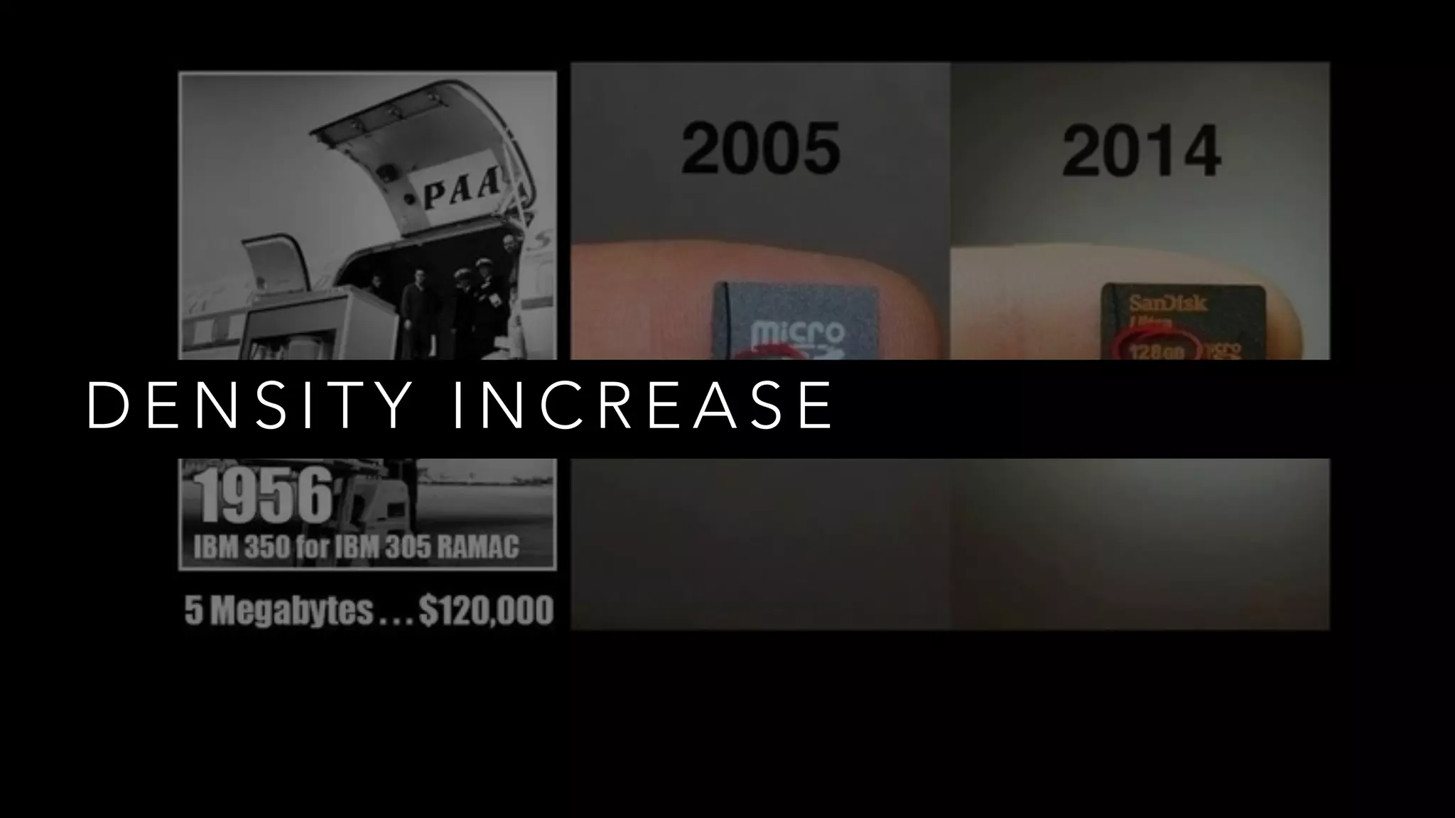 D E N S I T Y I N C R E A S E
 