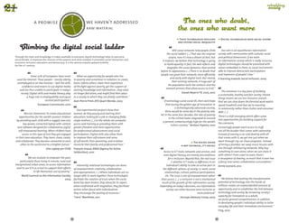 Digital Disruptions 2013 / 2014 : "Digital promises" 