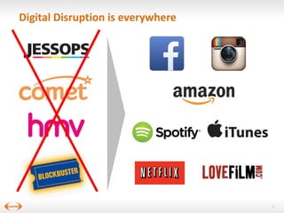 Digital Disruption is everywhere

5

 