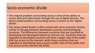 Digital divide in south africa | PPTX