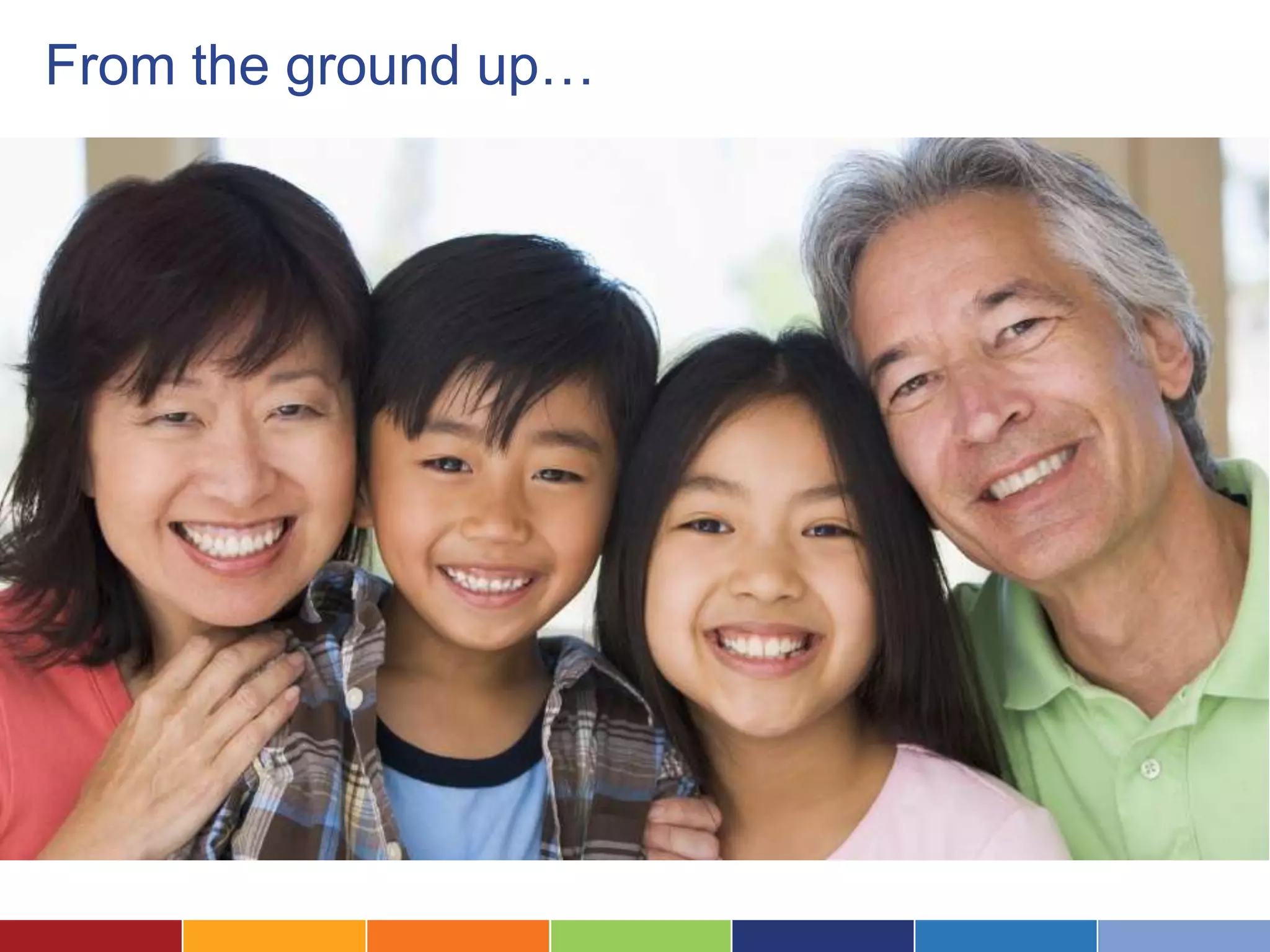 From the ground up…
 