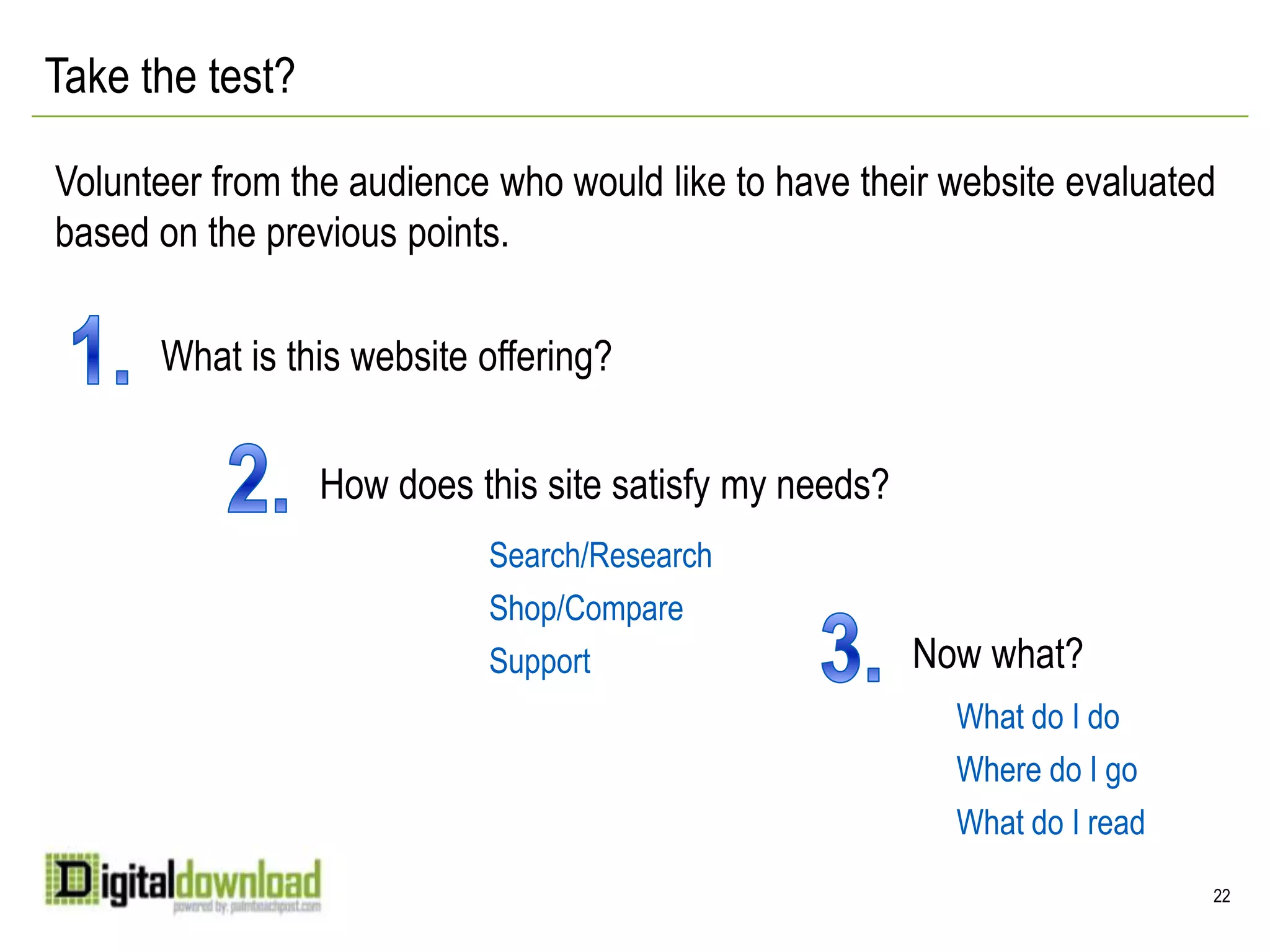 Have you met your business partner?Your website is working 24/7 to:Facilitate business transactionsGenerate leadsEncourage prospectsBuild your brandLosing market share in the digital world quickly translate into “real” market share loss.1919