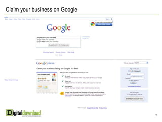 Claim your business on Google11